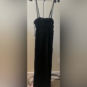 INC Black maxi dress with packets size xs
